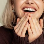 Beautiful,Female,Smile,Close-up,After,Teeth,Whitening,Procedure.,Dental,Care. woman smiling